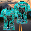BlueJose Darts Cartoon Wolf Graffiti Personalized Name, Team Name Unisex Shirt (4 Colors)