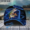 BlueJose Fishing Blue Water Outdoor Personalized Name Classic 3D Cap (13 Breeds)