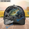 BlueJose Fishing Torn Metal Mesh Personalized Name Classic 3D Cap (13 Breeds)