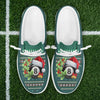BlueJose Billiards Ball 8 Green Christmas Pattern Player Mesh Dude Shoes