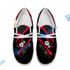 BlueJose Billiards Metalic Style White Canvas Loafer Shoes ( 4 Colors )