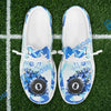 BlueJose Billiards Ball 8 Paint Fire Flame Mesh Dude Shoes (4 Colors)