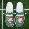 BlueJose Billiards Ball 9 Green Christmas Pattern Player Mesh Dude Shoes
