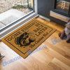 BlueJose Gone Fishing Be Back Later Catfish Fishing Custom Name Coir Doormat