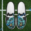 BlueJose Billiards 8 Ball 9 Ball Golden Dragon Yin And Yang Mesh Dude Shoes (4 Colors)