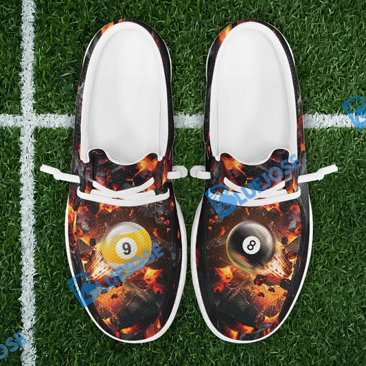 BlueJose Billiards Ball 8&9 Shoot And Destroy Mesh Dude Shoes (4 Colors)
