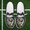 BlueJose Billiards 8 And 9 Ball Black And White Dragon Couple Mesh Dude Shoes