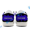 BlueJose Billiards Ball 8 Cracks Of Time White Canvas Loafer Shoes (3 Colors)