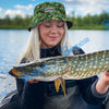 BlueJose Crappie Fish Pattern Custom Name Bucket Hat