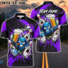 BlueJose Bowling & Pins Beer Party Funny Cartoon Customized Name, Team Name 3D Shirt (6 Colors)