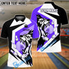 BlueJose Bowling And Pins Tiger Bowl Customized Name 3D Shirt (4 Colors)