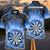 BlueJose Darts Fire Colorful Rays Of Light Premium Personalized Name, Team Name Shirt (6 Colors)