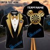 BlueJose Darts Gentleman Style Personalized Name, Team Name Shirt (6 Colors)