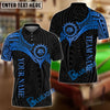 BlueJose Billiards Golden Tribal Pattern Personalized Name Shirt (4 Colors)
