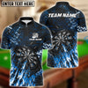BlueJose Darts Dark Grunge Multicolor Options Personalized Name Shirt (4 Colors)