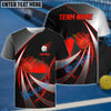 BlueJose Pickleball Fire Tornando Personalized Name, Team Name Unisex Shirt (4 Colors)