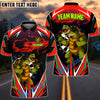 BlueJose Darts Lightning Turtle Customized Name, Team Name 3D Shirt (4 Colors)