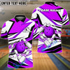 BlueJose Bowling and Pins Mixing Personalized Name, Team Name 3D Shirt (5 Colors)