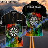 BlueJose Colorful DartBoard Personalized Name, Team Name Shirt