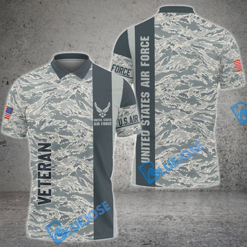 BlueJose Premium Unique Veteran Polo Ultra Soft and Comfort