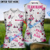 BlueJose Par Then Bar Flamingo Golf Shirt, Custom Name & Team Name 3D Shirt