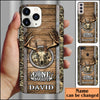BlueJose Hunting Skull Personalized Name Phone Case
