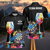 BlueJose Darts Splash Wine Personalized Name, Team Name Shirt