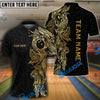 BlueJose Maori Bowling Premium Multicolor Customized Name 3D Shirt (6 Colors)