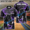 BlueJose Bowling And Pins Fierce Panther Customized Name, Team Name 3D Shirt (4 Colors)