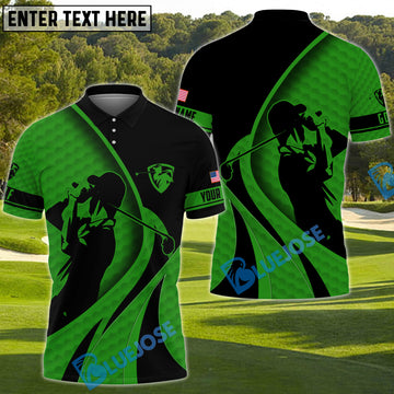 BlueJose Pride Premium Ultra Cool Golf Personalized Name 3D Shirt