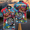 BlueJose Darts Funny Dartboard Cartoon Graffiti Style That's Some Bullshit Personalized Name, Team Name Unisex Shirt (4 Colors)