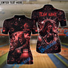 BlueJose Bowling & Pins Thunder Reaper On The Lane Customized Name, Team Name 3D Shirt (6 Colors)
