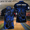 BlueJose Spider Bowling Personalized Name, Team Name 3D Shirt (4 Colors)