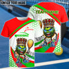 BlueJose Pickball King Customized Name 3D Shirt (6 Colors)