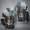 BlueJose Premium Eagle US Veteran Zip Hoodie