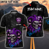 BlueJose Darts Joker Skull Master Personalized Name, Team Name Shirt (4 Colors)