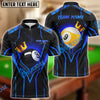 BlueJose Billiards King 8-Ball & 9-Ball Personalized Name Shirt