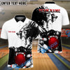 BlueJose Bowling And Pins Bloodthirsty Old Wolf Customized Name 3D Shirt (4 Colors)