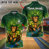 BlueJose Bowling Monkey 420 Personalized Shirt