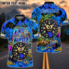 BlueJose Darts Funny Graffiti Oop! I Darted Multicolor Options Personalized Name Shirt (4 Colors)