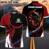 BlueJose Lightning Panther Darts Personalized Name, Team Name Shirt (6 Colors)