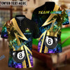 BlueJose Ball 8 King Crown Smoke Personalized Name, Team Name Shirt (4 Colors)
