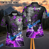 BlueJose Bowling And Pins Volcano Lava Explosion Lightning Customized Name, Team Name 3D Shirt (4 Colors)