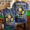 BlueJose Billiards Pool And Beer That’s Why I’m Here Customized Name, Team Name 3D Shirt