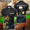 BlueJose Billiards Poker Skull Personalized Name Unisex Shirt (6 Colors)