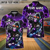 BlueJose Bowling Hiphop Gorilla Design Customized Name, Team Name 3D Shirt (4 Colors)
