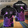 BlueJose Darts Arrow Rain Dartboard Design Personalized Name, Team Name Unisex Shirt (4 Colors)