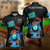 BlueJose Billiards 8-Ball Good Vibes Neon Crown Personalized Name Shirt (4 Colors)