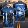 BlueJose Darts Fire Arrow Personalized Name, Team Name Shirt (6 Colors)