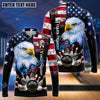 BlueJose Bowling American Eagle Customized Name, Team Name 3D Shirt